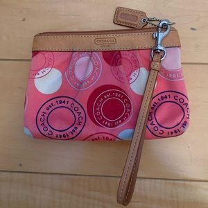 Coach wristlet